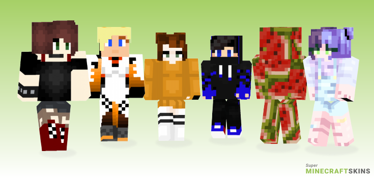 Please Minecraft Skins - Best Free Minecraft skins for Girls and Boys