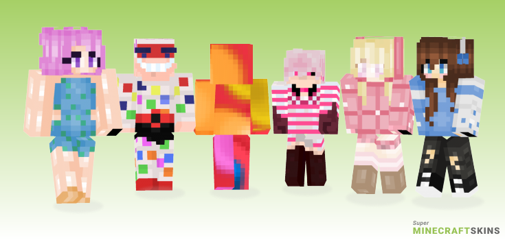 Polka Minecraft Skins - Best Free Minecraft skins for Girls and Boys