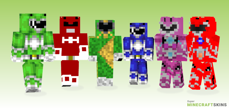 Power ranger Minecraft Skins - Best Free Minecraft skins for Girls and Boys