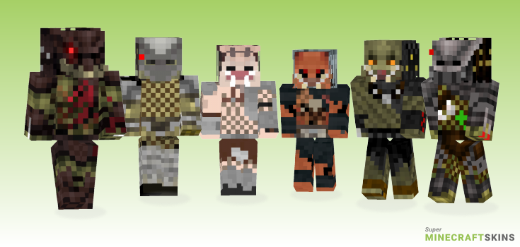 Predator Minecraft Skins - Best Free Minecraft skins for Girls and Boys