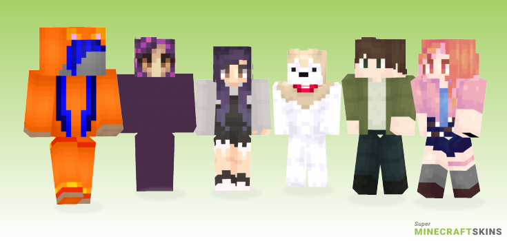Preview Minecraft Skins - Best Free Minecraft skins for Girls and Boys