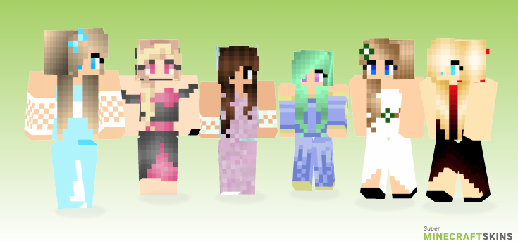 Prom girl Minecraft Skins - Best Free Minecraft skins for Girls and Boys