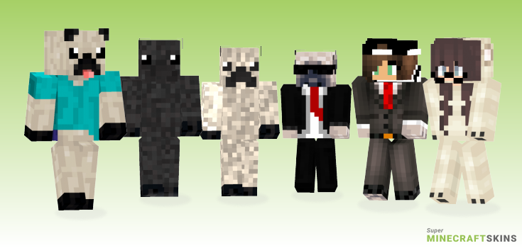 Pug Minecraft Skins - Best Free Minecraft skins for Girls and Boys