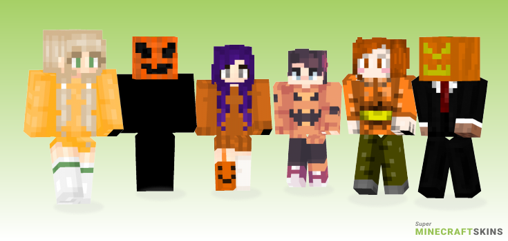 Pumpkin Minecraft Skins - Best Free Minecraft skins for Girls and Boys