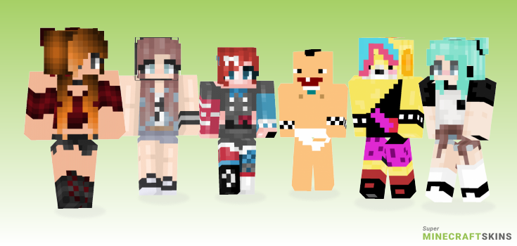 Punk rock Minecraft Skins - Best Free Minecraft skins for Girls and Boys