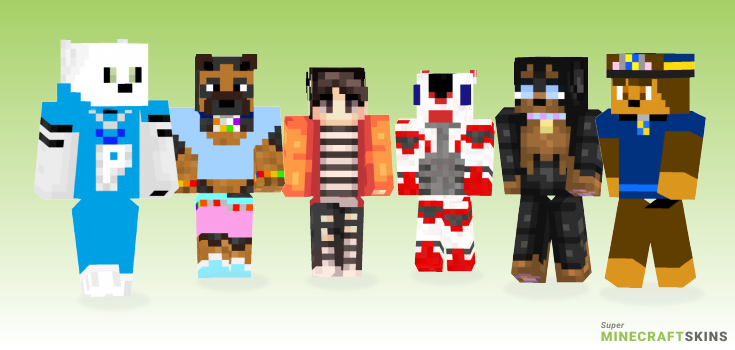 Pup Minecraft Skins - Best Free Minecraft skins for Girls and Boys
