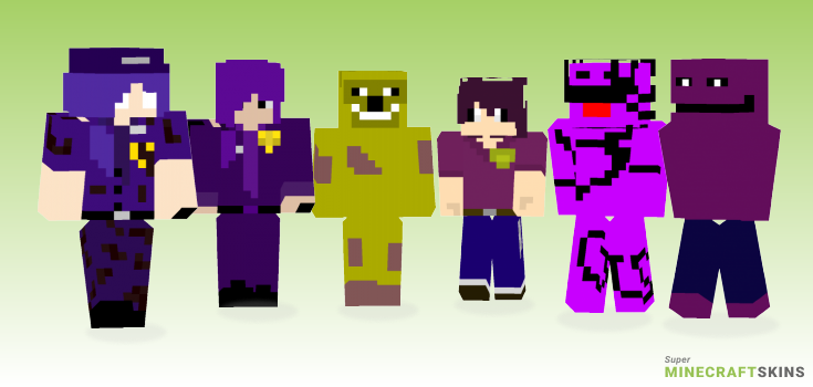 Purple guy Minecraft Skins - Best Free Minecraft skins for Girls and Boys
