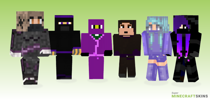 Purple ninja Minecraft Skins - Best Free Minecraft skins for Girls and Boys