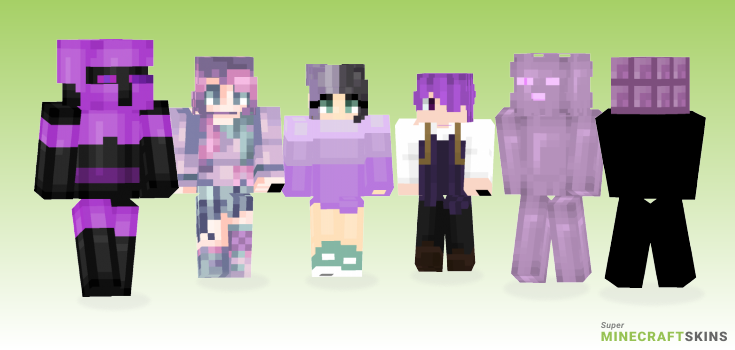 Purpur Minecraft Skins - Best Free Minecraft skins for Girls and Boys
