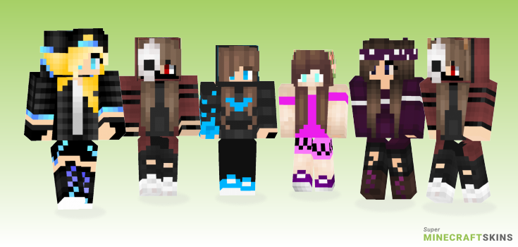 Pvp girl Minecraft Skins - Best Free Minecraft skins for Girls and Boys