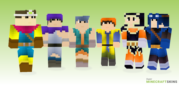 Quest hero Minecraft Skins - Best Free Minecraft skins for Girls and Boys