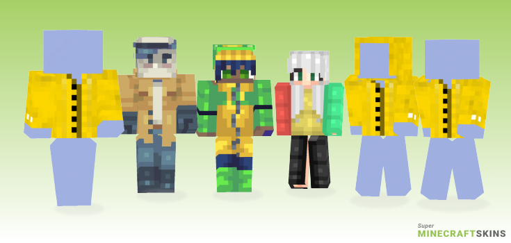 Raincoat Minecraft Skins - Best Free Minecraft skins for Girls and Boys