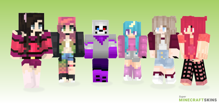 Raspberry Minecraft Skins - Best Free Minecraft skins for Girls and Boys
