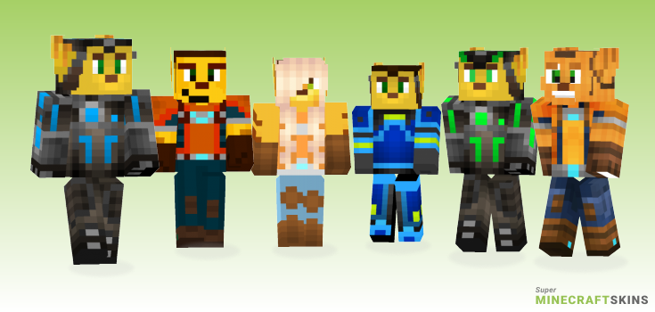 Ratchet Minecraft Skins - Best Free Minecraft skins for Girls and Boys