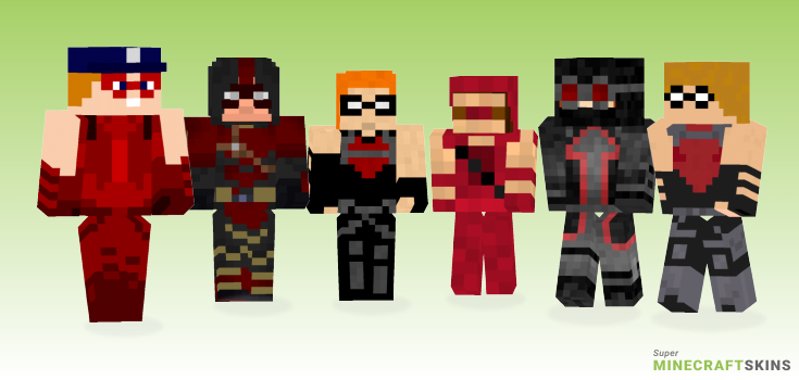 Red arrow Minecraft Skins - Best Free Minecraft skins for Girls and Boys