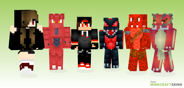 Red dragon Minecraft Skins - Best Free Minecraft skins for Girls and Boys