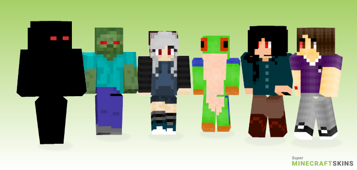 Red eyed Minecraft Skins - Best Free Minecraft skins for Girls and Boys