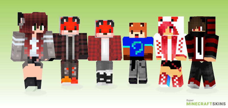 Red fox Minecraft Skins - Best Free Minecraft skins for Girls and Boys
