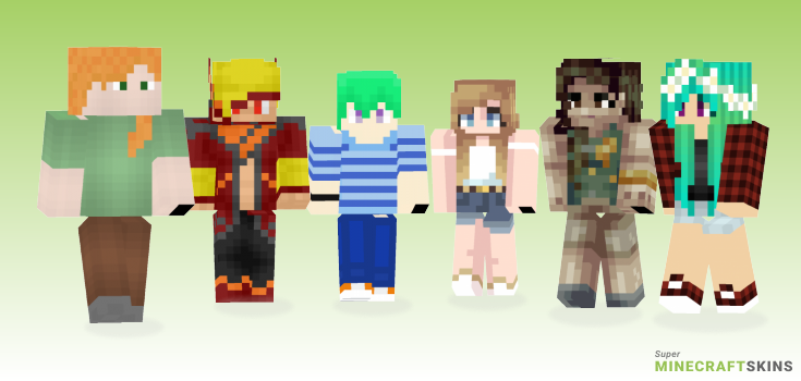 Redone Minecraft Skins - Best Free Minecraft skins for Girls and Boys
