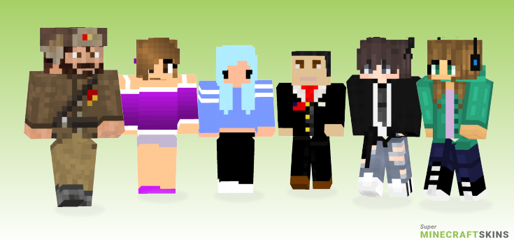 Repost Minecraft Skins - Best Free Minecraft skins for Girls and Boys