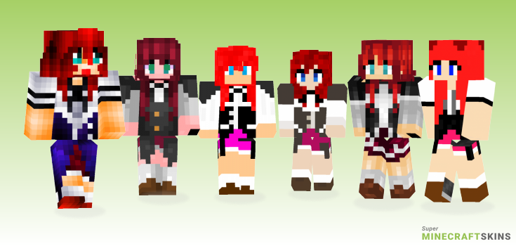 Rias Minecraft Skins - Best Free Minecraft skins for Girls and Boys
