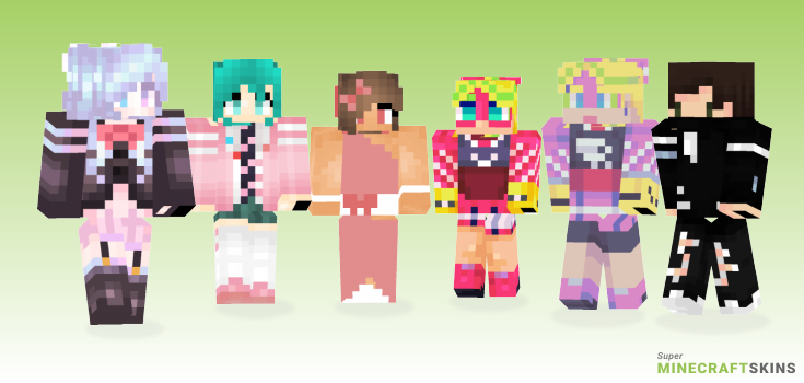 Ribbon Minecraft Skins - Best Free Minecraft skins for Girls and Boys