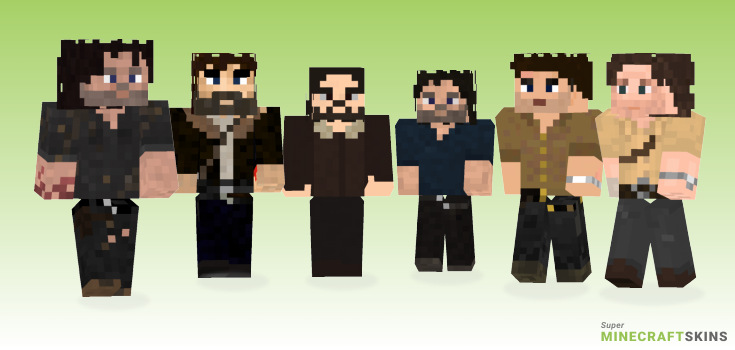 Rick grimes Minecraft Skins - Best Free Minecraft skins for Girls and Boys