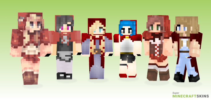 Riding hood Minecraft Skins - Best Free Minecraft skins for Girls and Boys