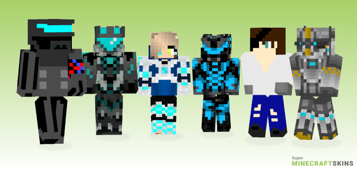 Robot Minecraft Skins - Best Free Minecraft skins for Girls and Boys