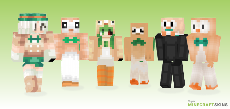 Rowlet Minecraft Skins - Best Free Minecraft skins for Girls and Boys