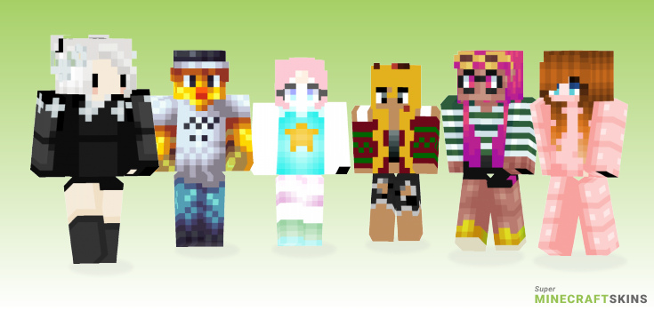 Salty Minecraft Skins - Best Free Minecraft skins for Girls and Boys