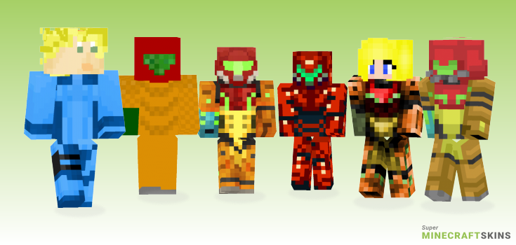 Samus Minecraft Skins - Best Free Minecraft skins for Girls and Boys
