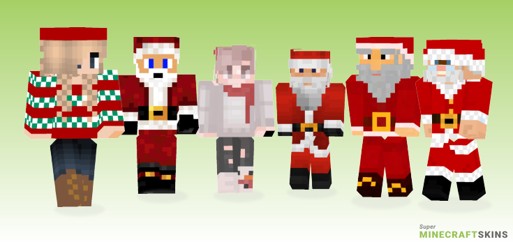 Santa Minecraft Skins - Best Free Minecraft skins for Girls and Boys