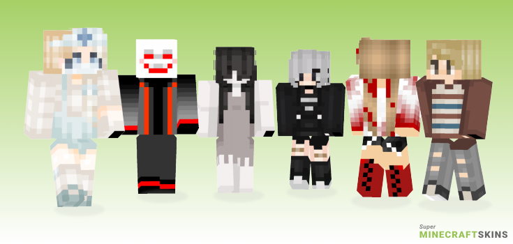 Scare Minecraft Skins - Best Free Minecraft skins for Girls and Boys