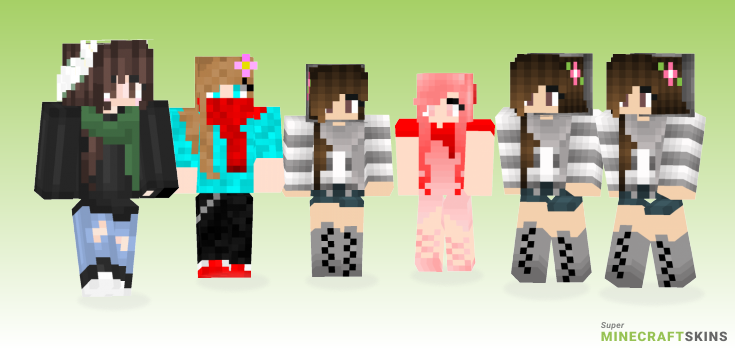 Scarf girl Minecraft Skins - Best Free Minecraft skins for Girls and Boys