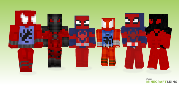 Scarlet spider Minecraft Skins - Best Free Minecraft skins for Girls and Boys