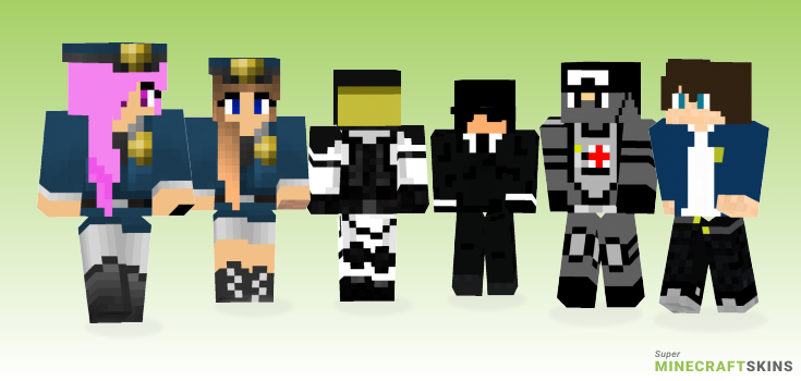 Security Minecraft Skins - Best Free Minecraft skins for Girls and Boys