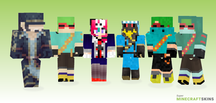 Set Minecraft Skins - Best Free Minecraft skins for Girls and Boys