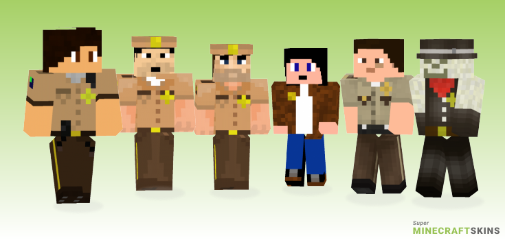 Sheriff Minecraft Skins - Best Free Minecraft skins for Girls and Boys