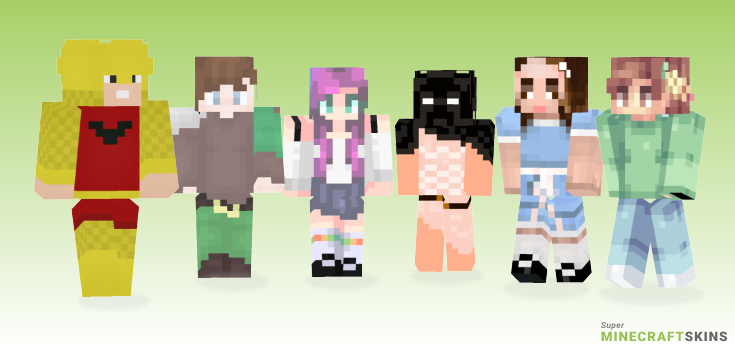 Shining Minecraft Skins - Best Free Minecraft skins for Girls and Boys