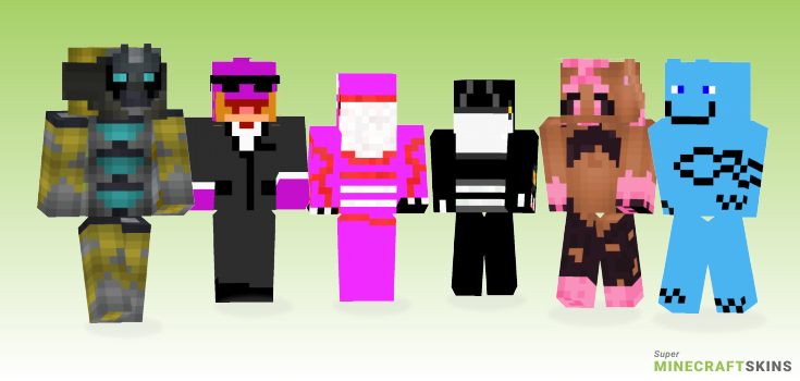 Shiny Minecraft Skins - Best Free Minecraft skins for Girls and Boys