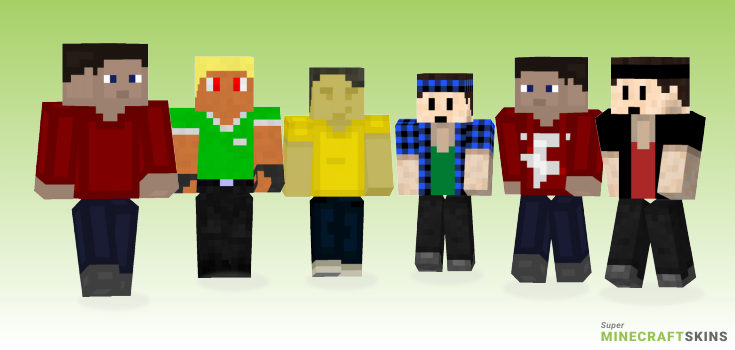 Shirt guy Minecraft Skins - Best Free Minecraft skins for Girls and Boys