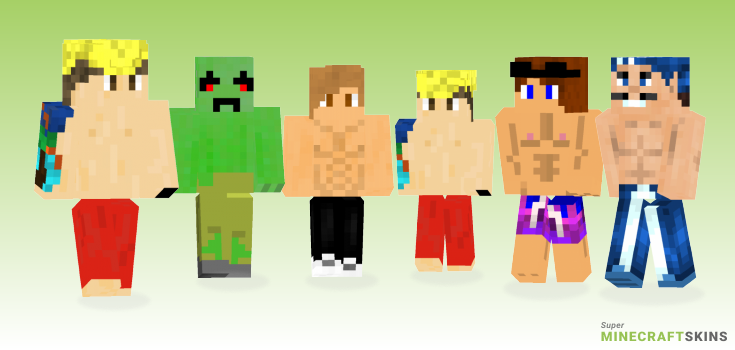 Shirtless Minecraft Skins - Best Free Minecraft skins for Girls and Boys