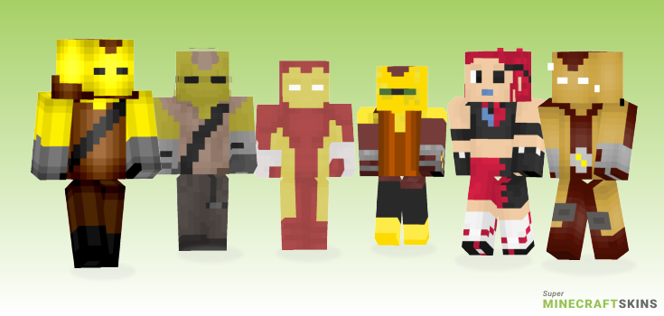 Shocker Minecraft Skins - Best Free Minecraft skins for Girls and Boys