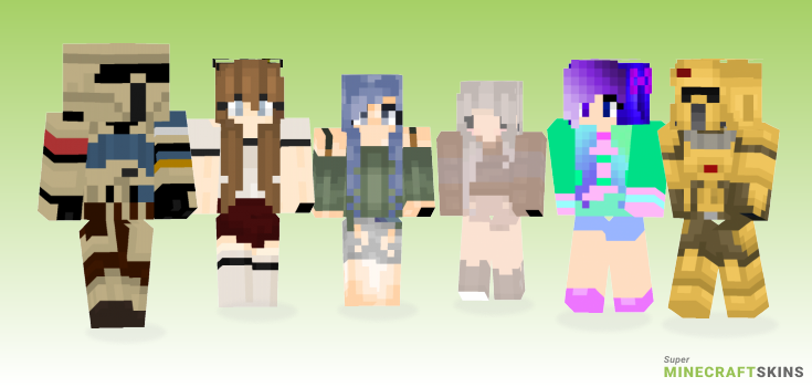Shore Minecraft Skins - Best Free Minecraft skins for Girls and Boys
