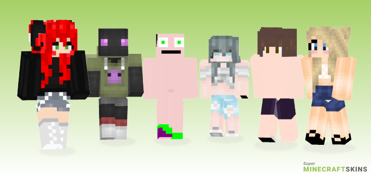 Shorts Minecraft Skins - Best Free Minecraft skins for Girls and Boys