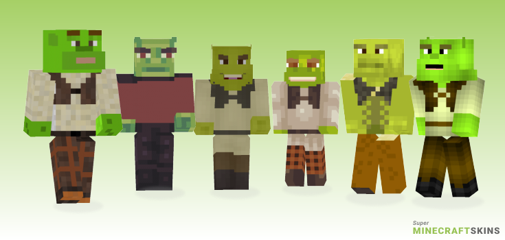 Shrek Minecraft Skins - Best Free Minecraft skins for Girls and Boys