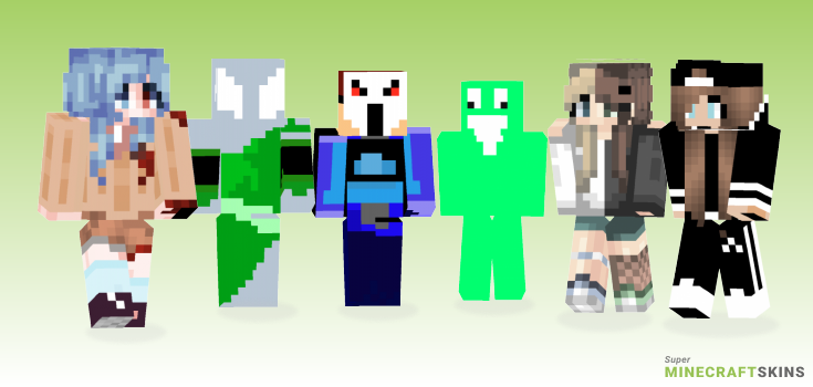 Sided Minecraft Skins - Best Free Minecraft skins for Girls and Boys