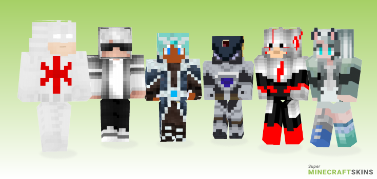 Silver Minecraft Skins - Best Free Minecraft skins for Girls and Boys