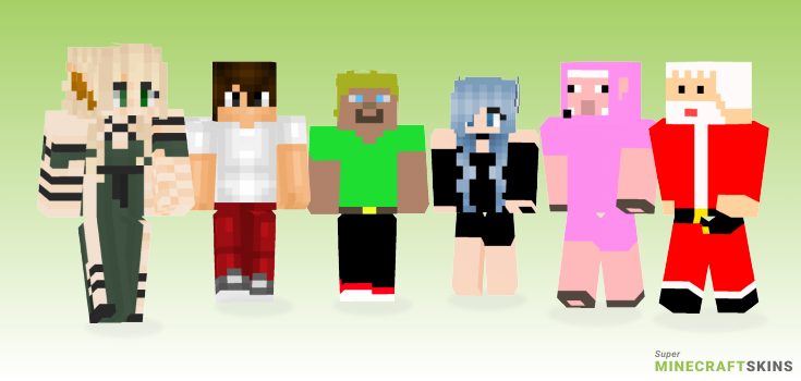 Simplistic Minecraft Skins - Best Free Minecraft skins for Girls and Boys